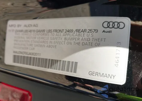 2018 Audi A5 2.0T Premium z USA, uszkodzony, nr VIN WAUDNCF55JA062011